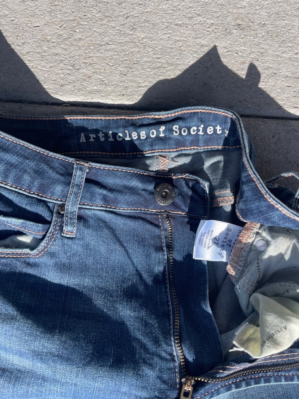 Articles Of Society Deep Indigo Straight Jeans